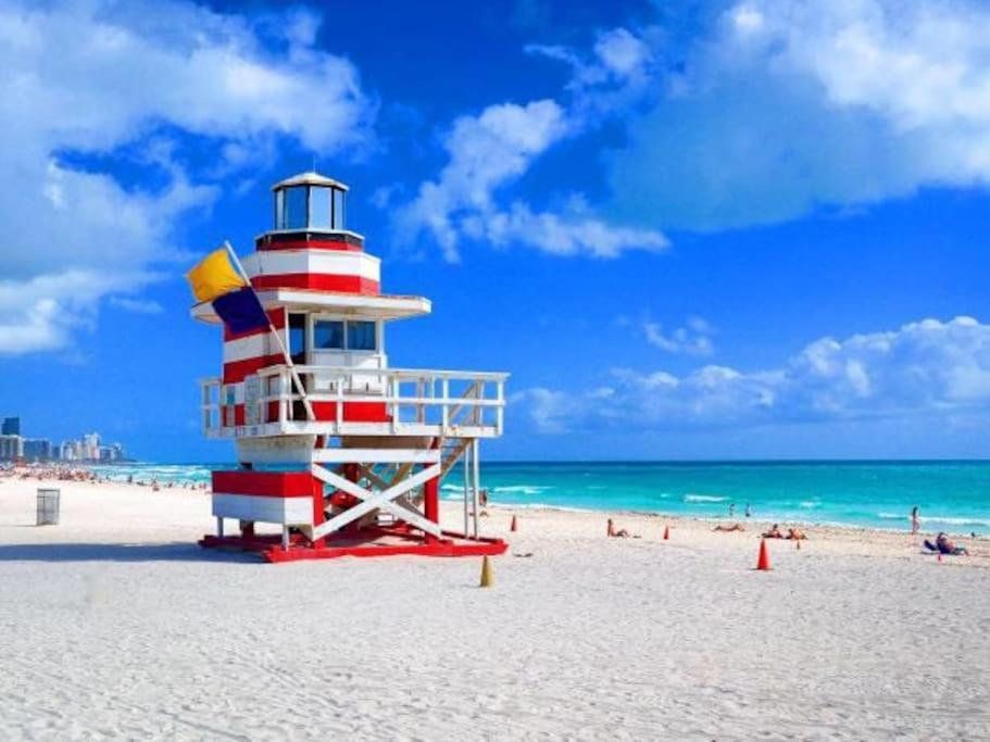 Apartment Right On The Beach! Miami Beach Exteriör bild